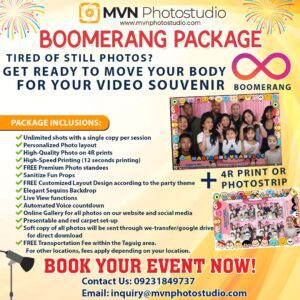 Boomerang Photobooth Package